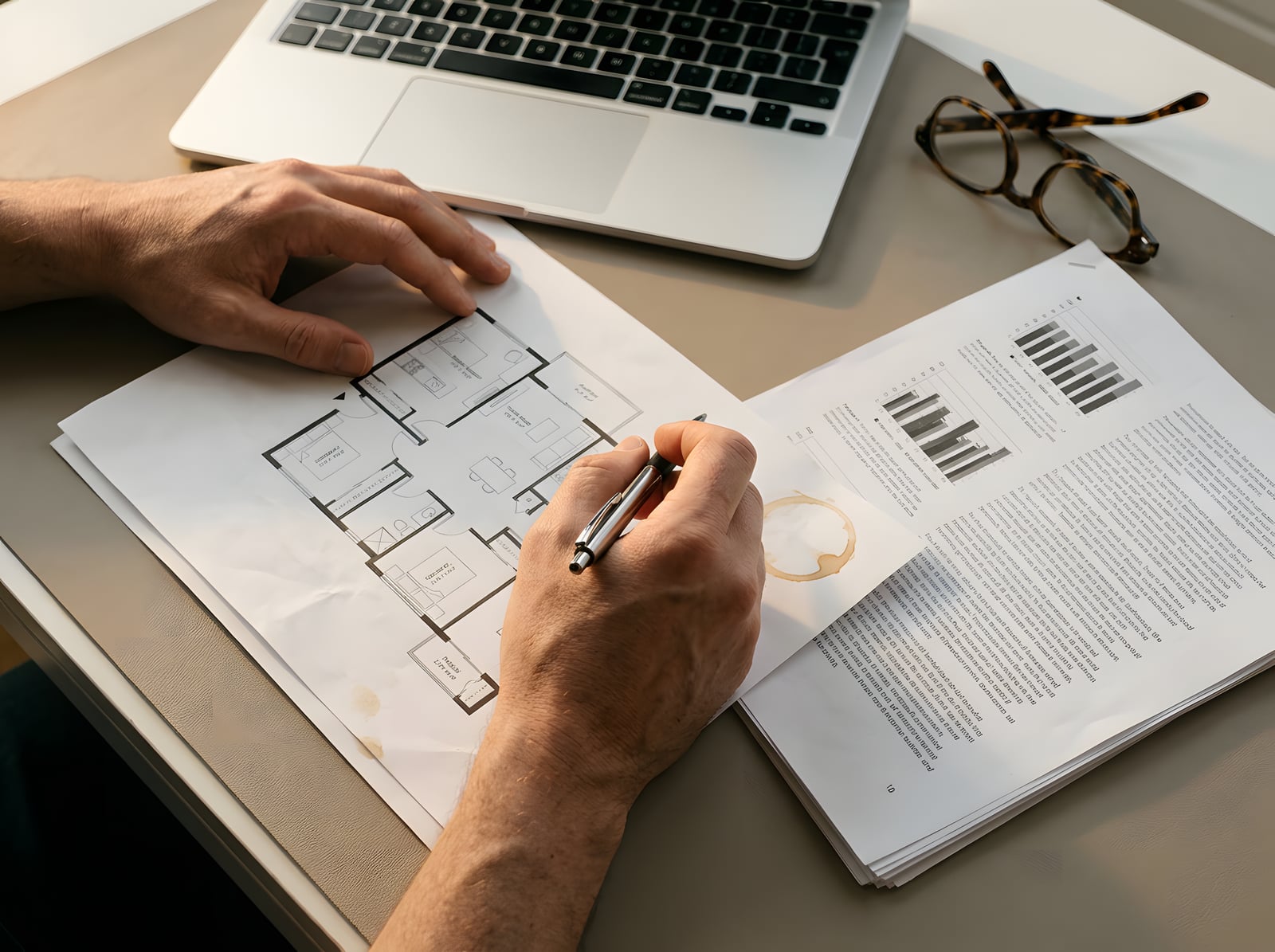 Reviewing condo building requirements and acoustic paperwork before ordering