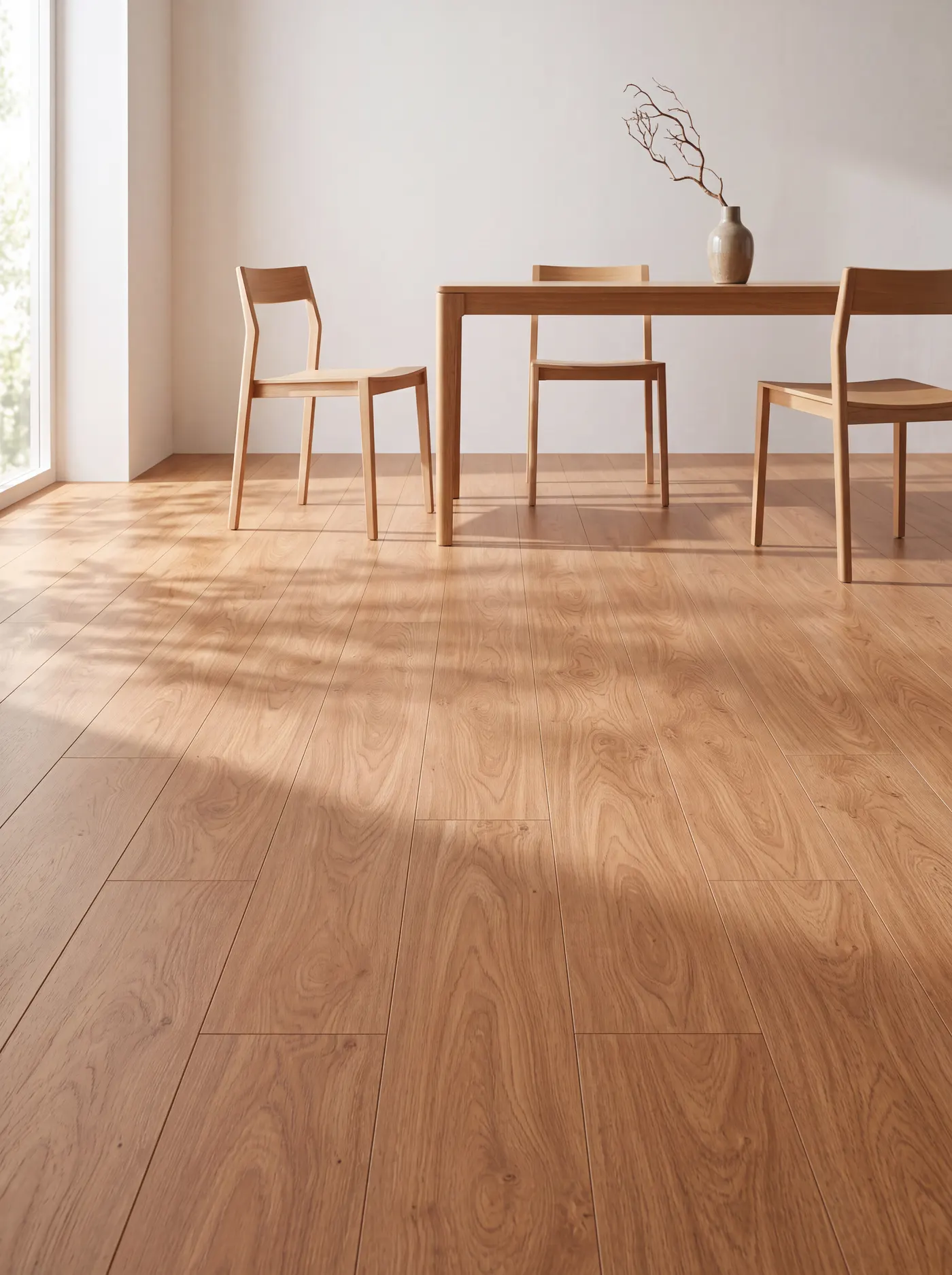Copperline Oak in a room